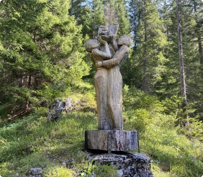Naturpark Lechtal Bschlabs Skulptur